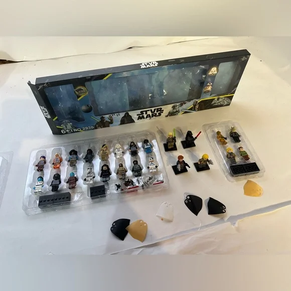 Star Wars Mini Figures + Accessories Building Bricks People 24+ Action Figure - Picture 8 of 11